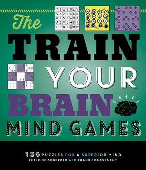 The Train Your Brain Mind Games book cover image