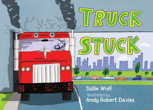 Truck Stuck board book cover